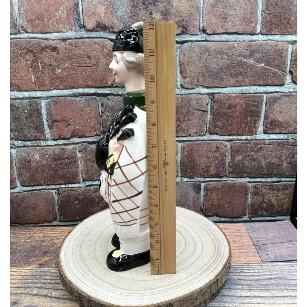 Scotch Decanter Scotsman Bagpipes Japan Ceramic Vintage 1960s #5323‎ 12